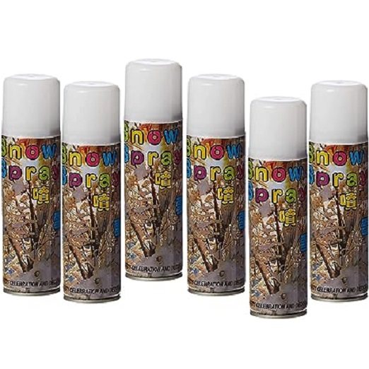 Frosty Festivities: 6-Piece Snow Spray Set for All Your Party